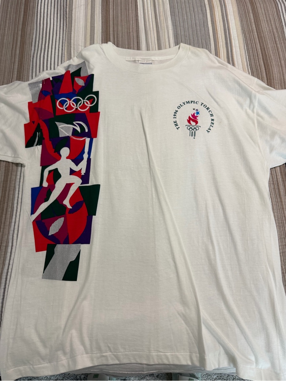 Olympic Torch Relay Graphic Tee - White